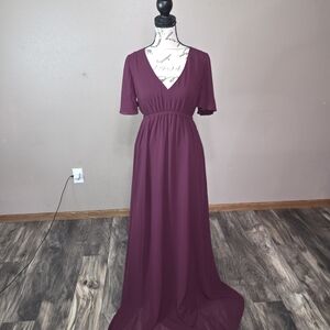 Show Me Your MuMu Deep Purple Maxi Dress